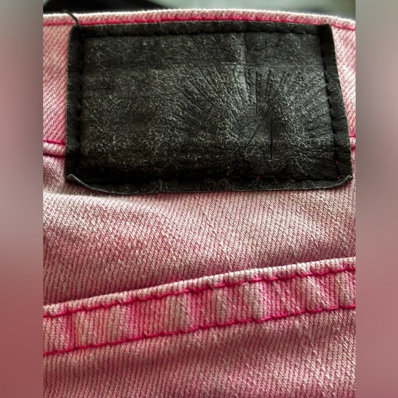 Volcom Women's Pink Ombre High Rise Skinny Jeans Legging Fit - Picture 6 of 11